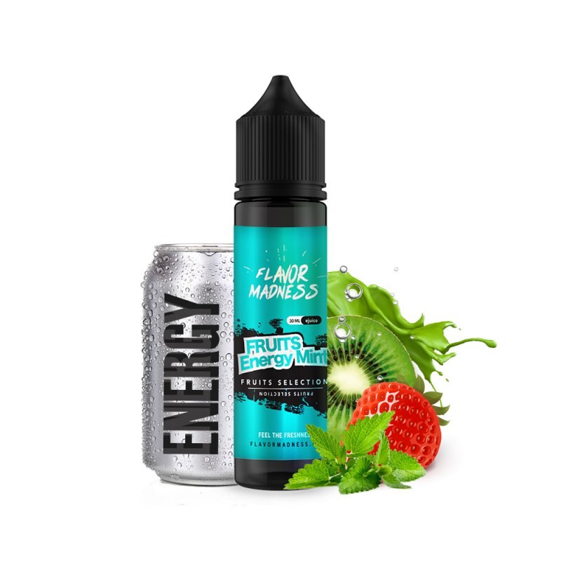Lichid Tigara Electronica Flavor Madness - Fruits Energy Mint ,30ml ,0mg/ml