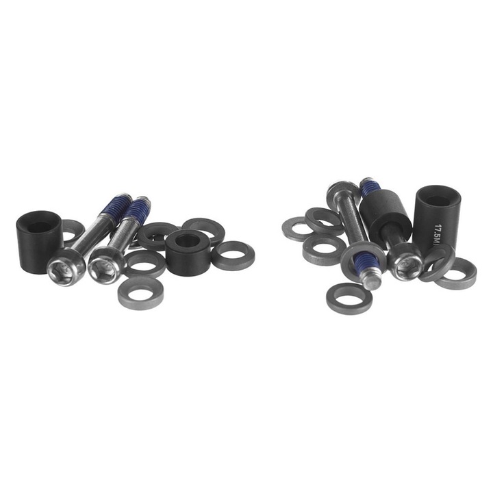 Set Adaptor Frana Avid 20 Mm S Post Mount Spacer - 180 Mm Fata/160 Mm Spate, Negru