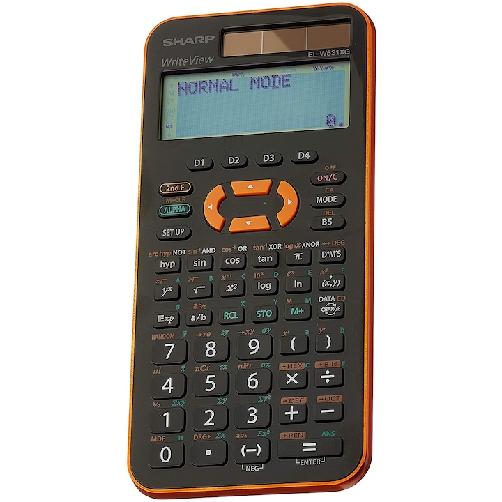 Научен калкулатор SHARP EL-W531XGYR, 16 цифри, 335 функции, Двойно захранване