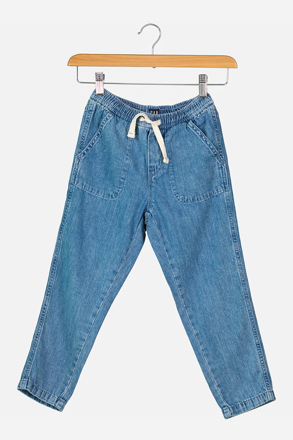 GAP, Jeggins cu cordon in talie, Albastru