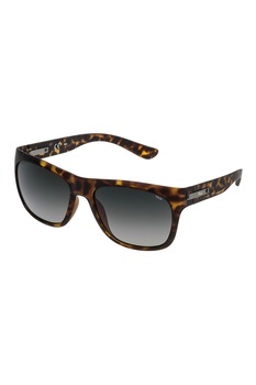 Fila, Ochelari de soare cu detaliu logo, Maro inchis/Maro camel, 56-17-135 Standard Fila, Ochelari de soare cu detaliu logo, Maro inchis/Maro camel, 56-17-135 Standard