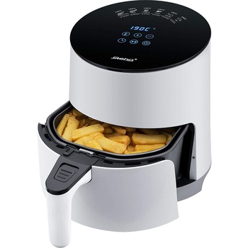 Friteuza cu aer cald Steba, HF 1000, 3.5 L, 1500 W, fara ulei, 6 programe de gatit, timer, oprire automata, curatare usoara, vas antiaderent, cos detasabil, alb Friteuza cu aer cald Steba, HF 1000, 3.5 L, 1500 W, fara ulei, 6 programe de gatit, timer, oprire automata, curatare usoara, vas antiaderent, cos detasabil, alb