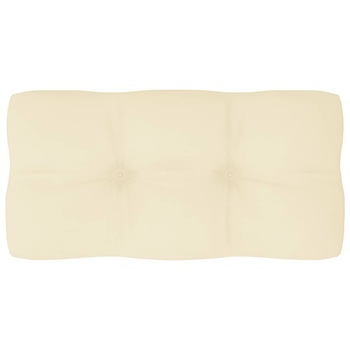 Perna decorativa de spate pentru canapea din paleti, vidaXL, Tesatura, 80 x 40 x 12 cm, Crem Perna decorativa de spate pentru canapea din paleti, vidaXL, Tesatura, 80 x 40 x 12 cm, Crem