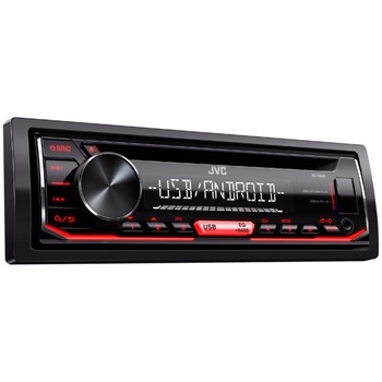 Radio CD auto JVC KD-R494, 4x50W, USB, AUX, Subwoofer control, iluminare rosu Radio CD auto JVC KD-R494, 4x50W, USB, AUX, Subwoofer control, iluminare rosu