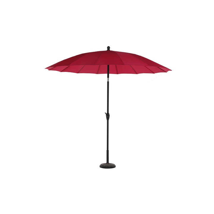 DacEnergy © napernyő, tartó acélból, kerek forma, átmérő 270 cm, magasság 245 cm, piros szín