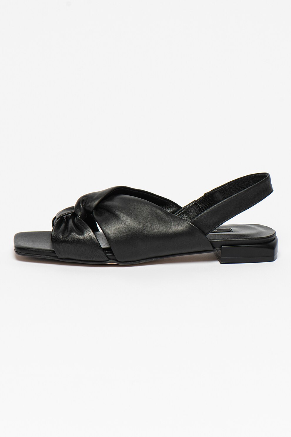 Gino Rossi, Sandale slingback de piele, Negru