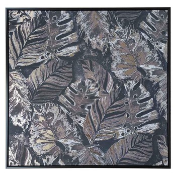 Tablou printat Jungle Leaves, Charisma, 80X80 Tablou printat Jungle Leaves, Charisma, 80X80