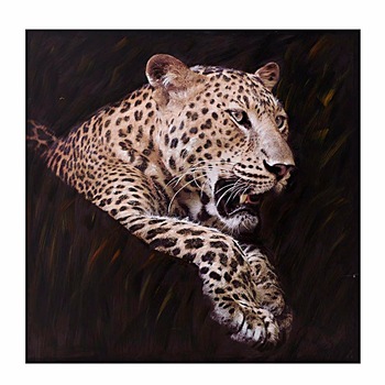 Tablou Canvas Roaring Leopard, Charisma, 100Χ3Χ100 Tablou Canvas Roaring Leopard, Charisma, 100Χ3Χ100