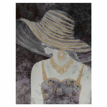 Tablou Canvas Mysterious Lady, Charisma, 60Χ80 Tablou Canvas Mysterious Lady, Charisma, 60Χ80