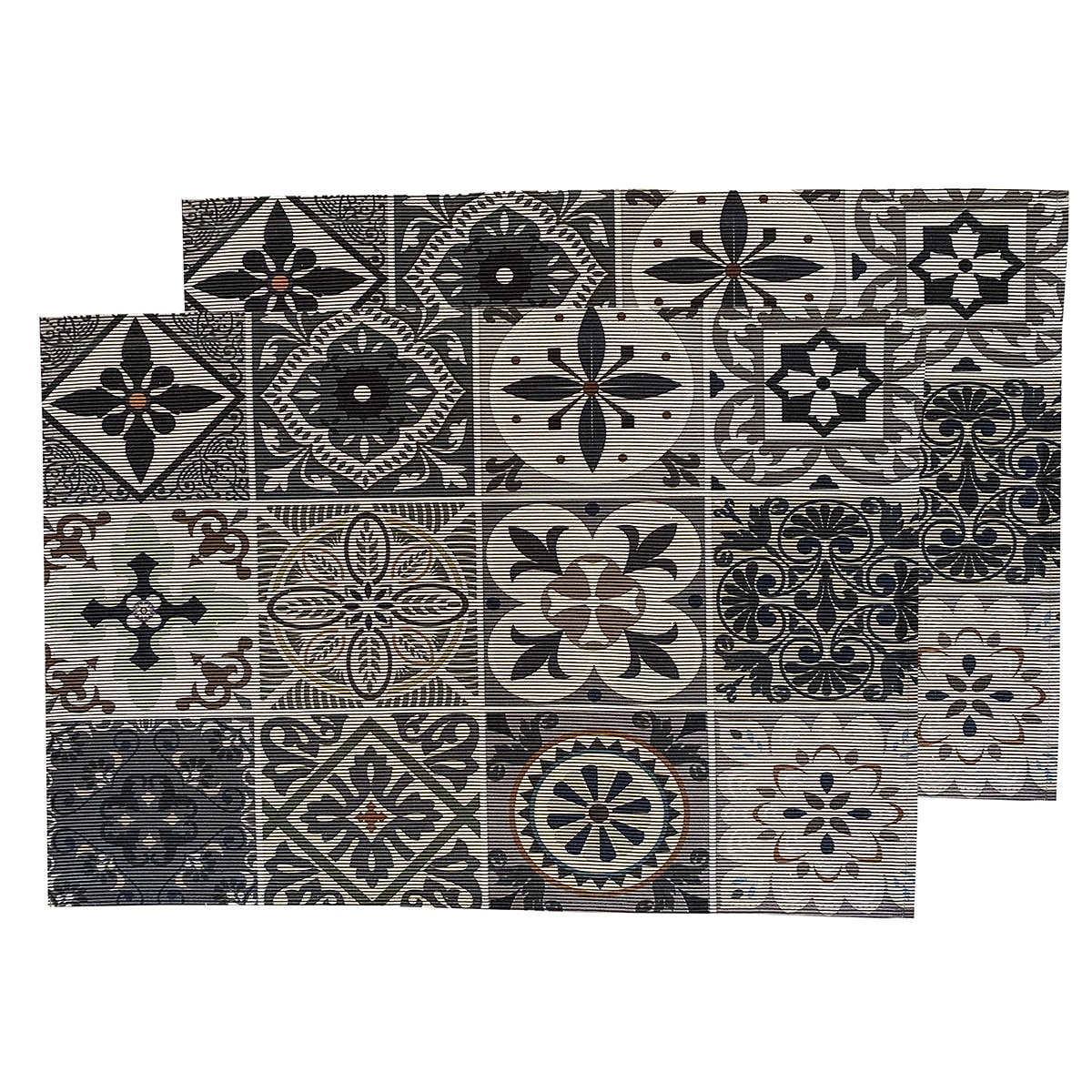 Set suport farfurie BETTINA 2 buc, Mandala, bej 35 x 50 cm