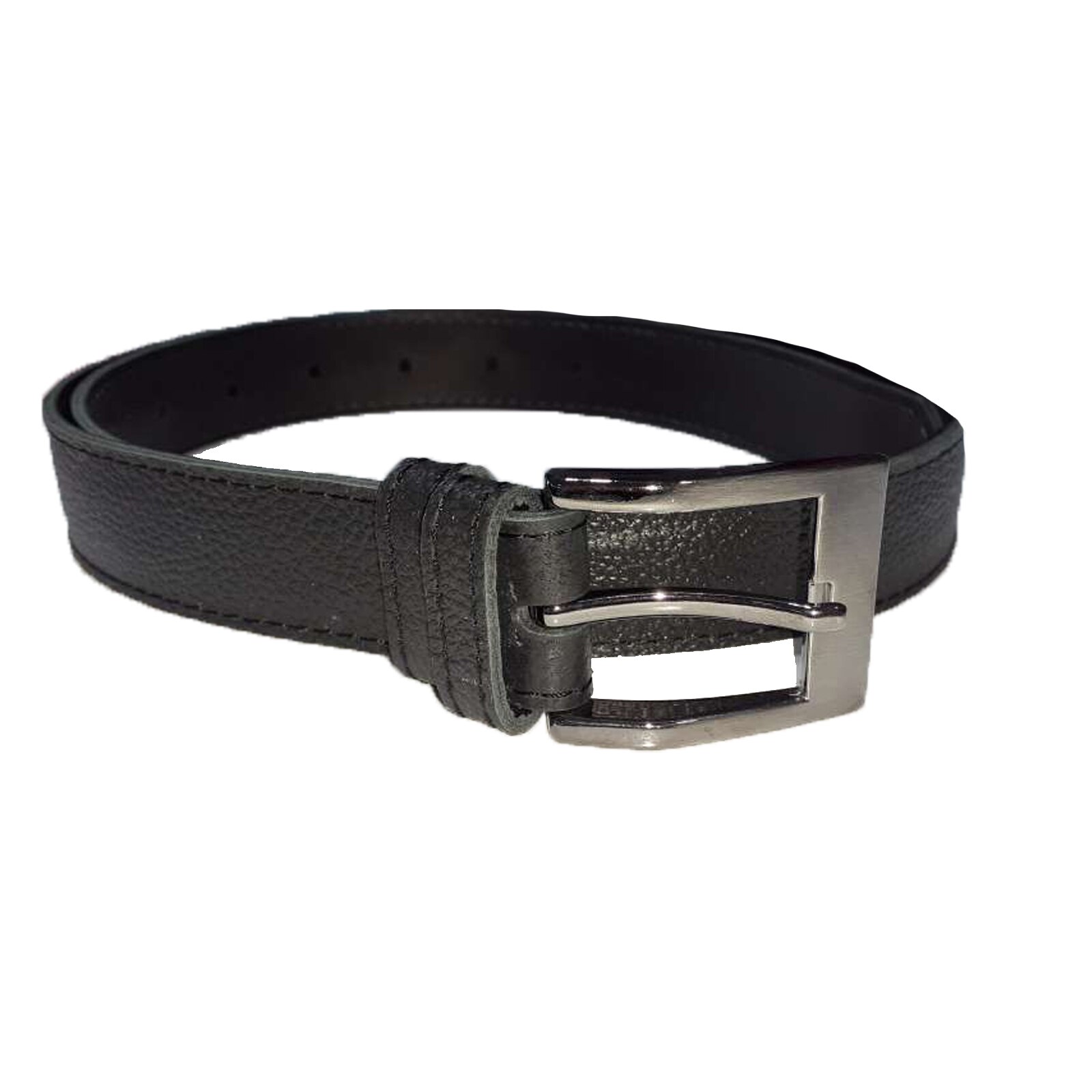 Curea din piele naturala pentru baieti 100 cm Mini Junior CRE-1, Negru 100