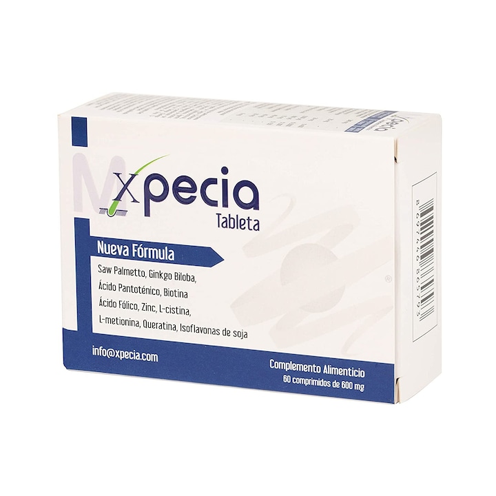 Xpecia Étrend kiegészítő, Hajhullás ellen, Férfiaknak, 60 tabletta