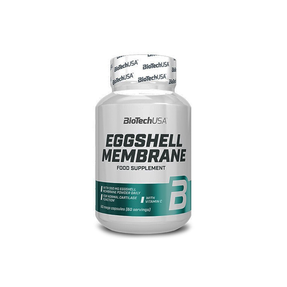 Supliment Alimentar, Biotech Usa, Eggshell Membrana din coaja de ou, 60 Capsule