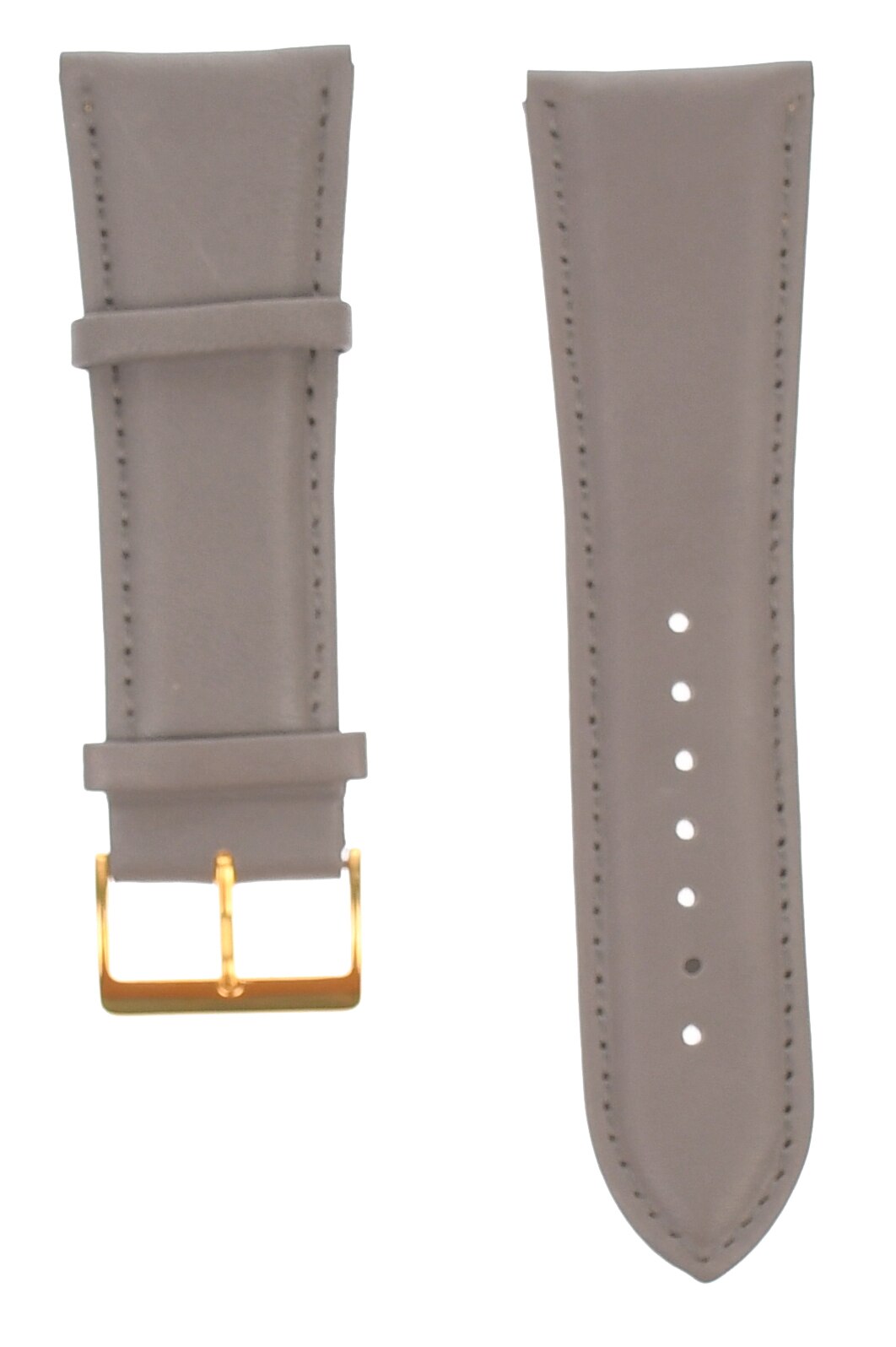 Curea de ceas din piele mata, 22 mm x 20 cm, gri - 60730X28GRI