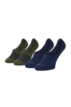 Set 2 sosete barbati, bugatti, culoare uni / dungi, 43 - 46 EU, verde / albastru Set 2 sosete barbati, bugatti, culoare uni / dungi, 43 - 46 EU, verde / albastru