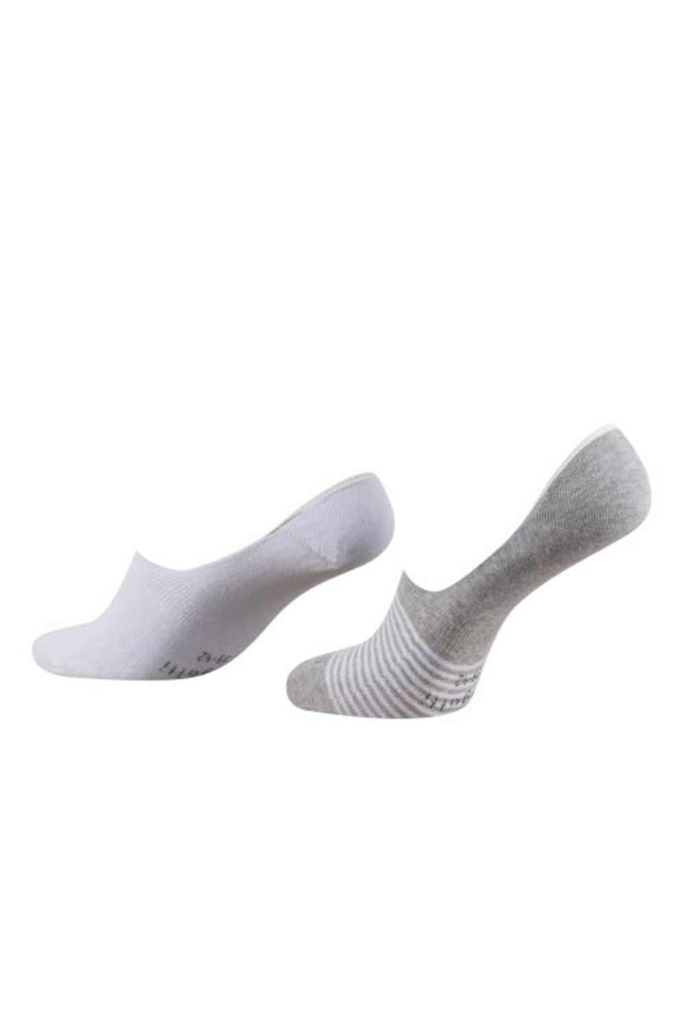 Set 2 sosete barbati, bugatti, dungi / uni, Alb/Gri