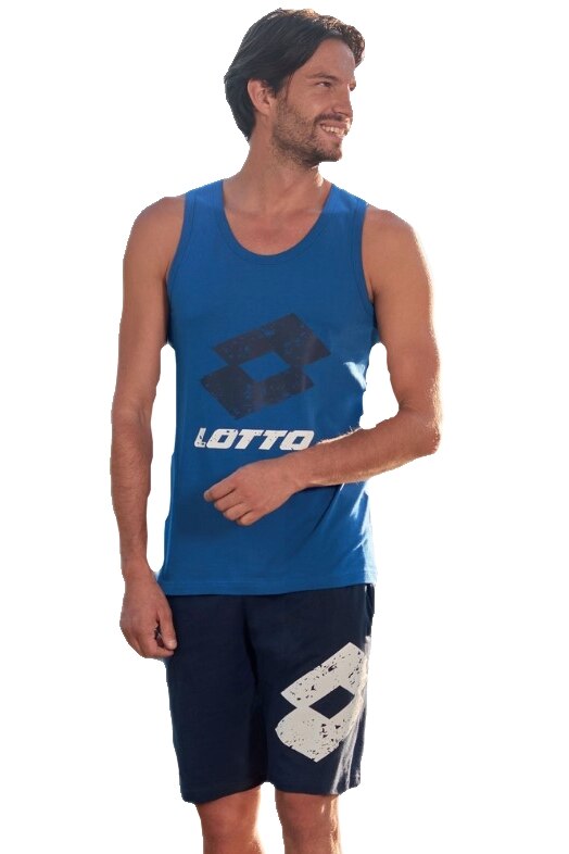 Pijamale barbati,Homewear model LP5089, Albastru
