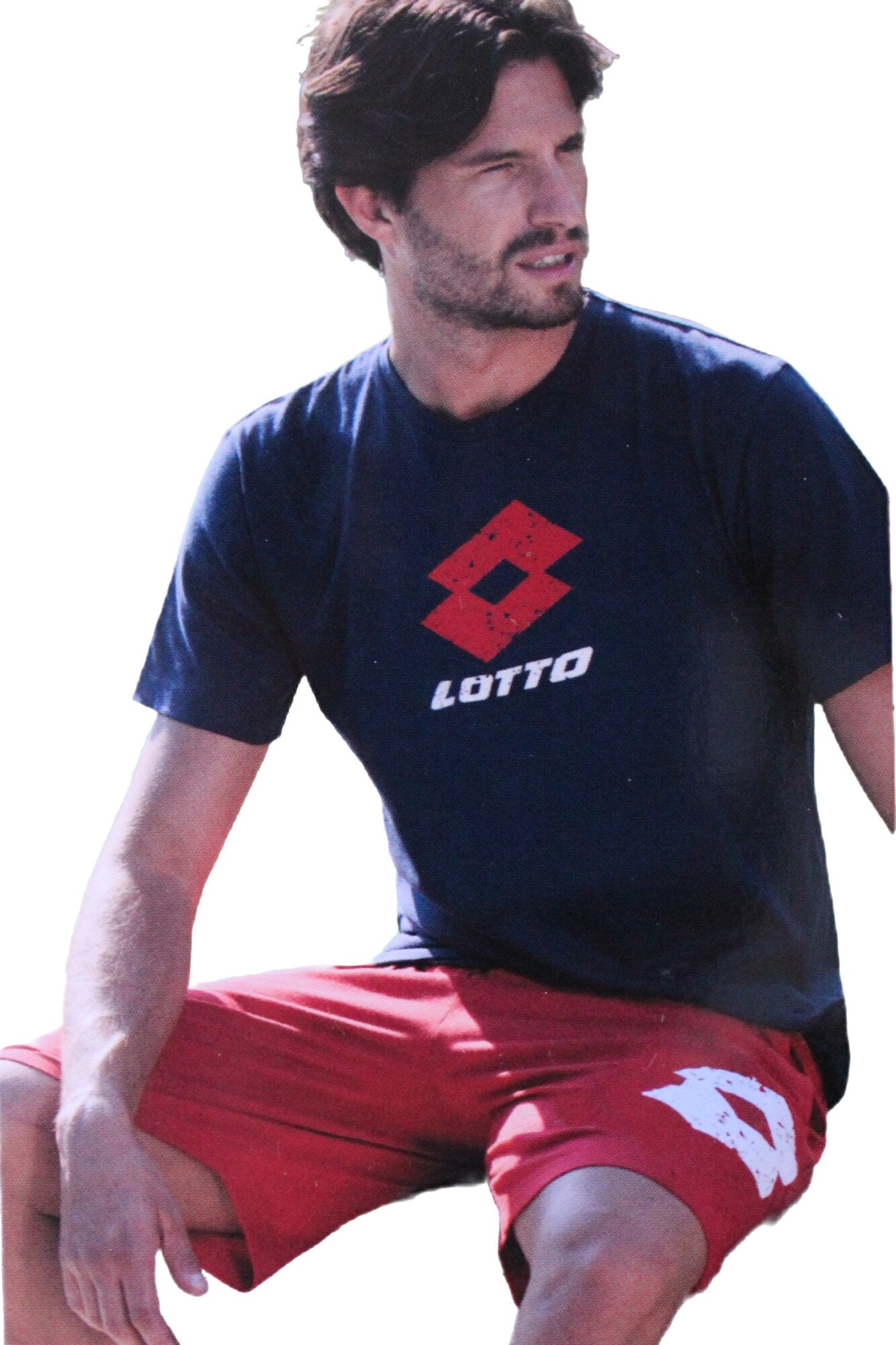 Pijamale barbati,Homewear model LP5085, Albastru/Rosu