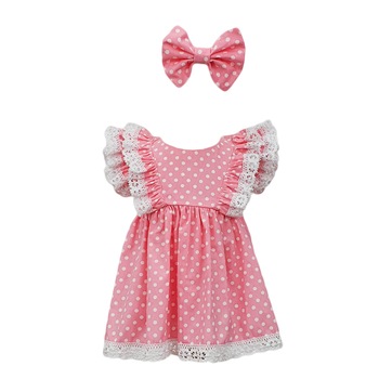 Rochie botez cu maneci scurte, model Corina, culoare alb-roz, varsta 3 luni Rochie botez cu maneci scurte, model Corina, culoare alb-roz, varsta 3 luni