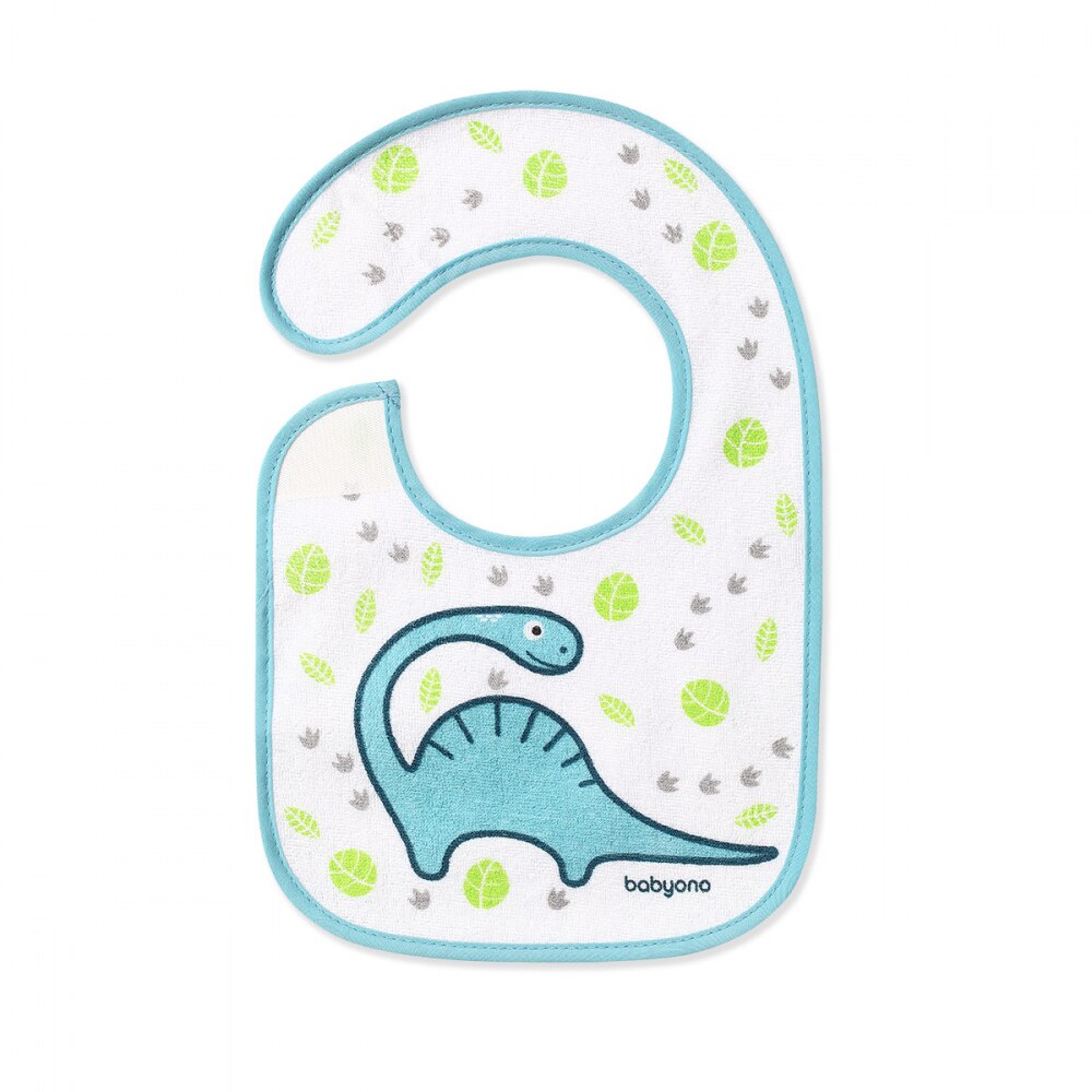 Baveta impermeabila cu scai I eat and I grow dinozaur