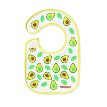 Baveta impermeabila cu scai I eat and I grow avocado Baveta impermeabila cu scai I eat and I grow avocado