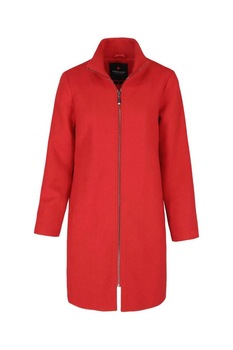 Palton dama, Volcano, L22130-W20, Poliester, Rosu Palton dama, Volcano, L22130-W20, Poliester, Rosu
