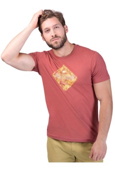 Tricou barbati, Volcano, M02140-S20, Paradise, Bumbac, Rosu Tricou barbati, Volcano, M02140-S20, Paradise, Bumbac, Rosu