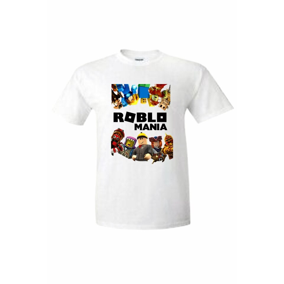 Tricou copii, Imprint Design, Roblox Mania, Alb