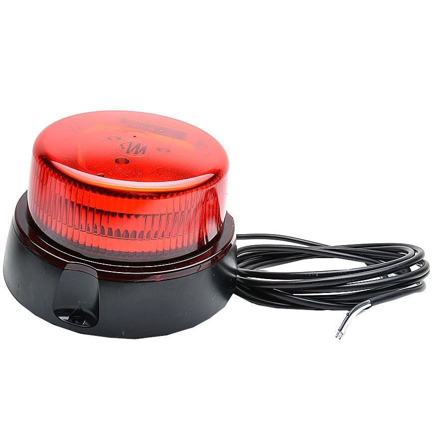 Girofar 12/24V, h99, LED, 19W, prindere cu 3 suruburi, cablu 3 metri, galben, W126 866.4D WAS