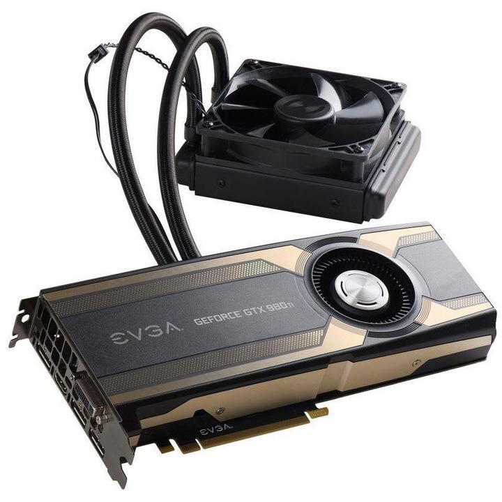 EVGA GeForce GTX 980 Ti Hybrid videokártya, pci-e, 384bit, dvi