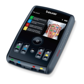 Aparat de stimulare a musculaturii EMS Home Studio, Beurer, EM95, negru, 20 antrenamente disponibile, 40 programe Aparat de stimulare a musculaturii EMS Home Studio, Beurer, EM95, negru, 20 antrenamente disponibile, 40 programe