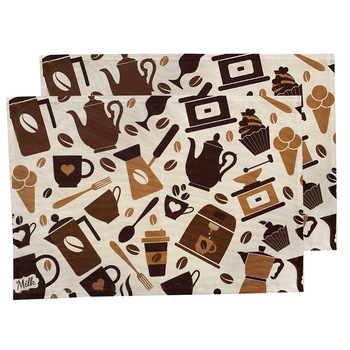 Set Suport farfurie BETTINA 2 buc, Coffee 35 x 50 cm Set Suport farfurie BETTINA 2 buc, Coffee 35 x 50 cm