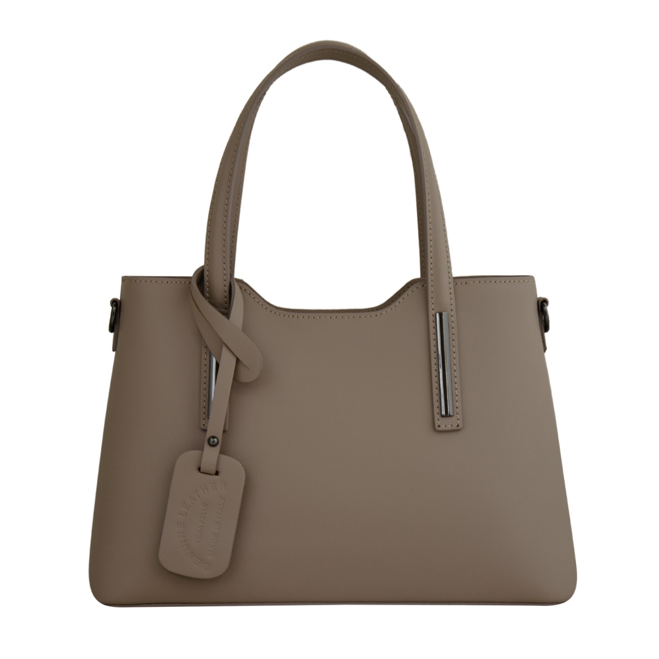 Geanta de dama din piele naturala Eva Bags, Pipa 5 roz pudra