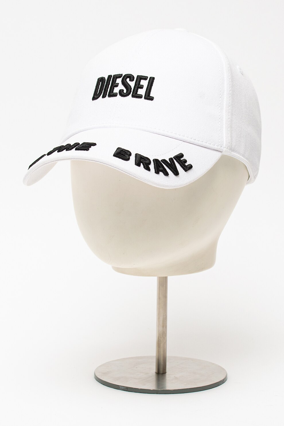 Diesel, Sapca cu logo Cepho, Alb/Negru, 58 CM Standard