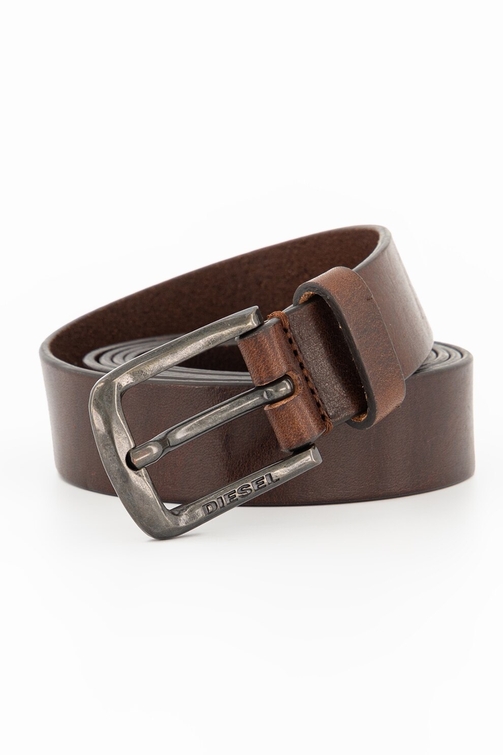 Diesel, Curea de piele ecologica Longast, Maro inchis