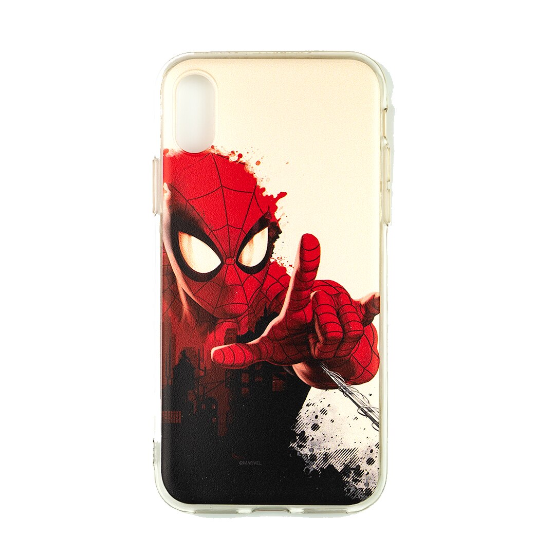 Husa de telefon, Marvel, compatibil cu iPhone X / XS, model Spider Man 006, TPU, multicolor