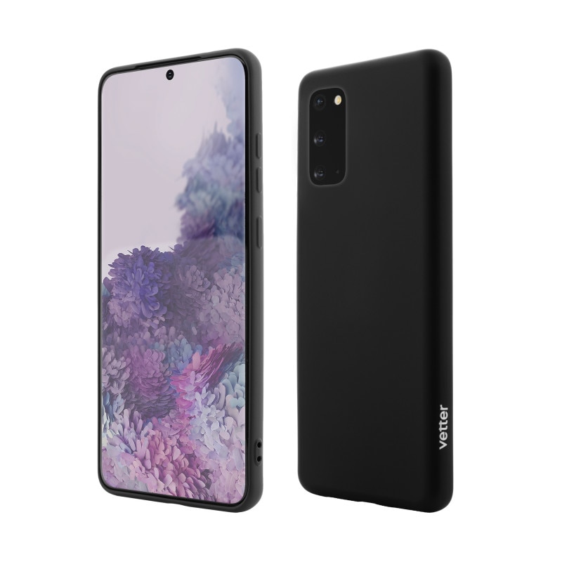 Husa de protectie Vetter pentru Samsung Galaxy S20, Smart Case Anti-Slip Series, Black
