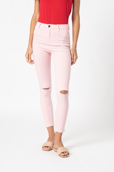 Haily's, Blugi cu talie inalta Celia, Roz pastel Haily's, Blugi cu talie inalta Celia, Roz pastel