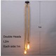 Lustra Vintage Retro tip Sfoara Franghie 2Brat1M, trandafi led, 2X E27, Max 60W
