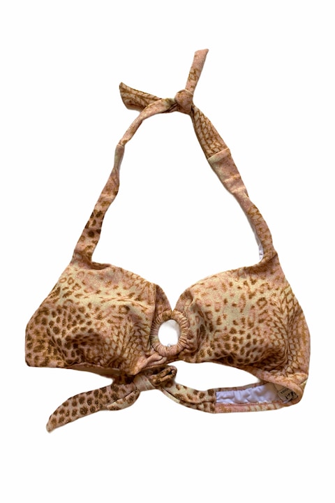 Дамски бански - горна част JUP Calzedonia DSW-21-36 b5782, С връзки, Бежов, XS
