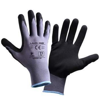 Manusi nitril cu poliester-poliamida , marime XL ( 10 ) Manusi nitril cu poliester-poliamida , marime XL ( 10 )