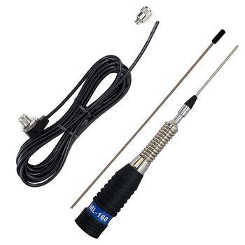 Pachet antena CB PNI ML160, 145 cm si cablu de legatura PNI T601 cu lungimea de 4 metri pentru montaj pe suport fix Pachet antena CB PNI ML160, 145 cm si cablu de legatura PNI T601 cu lungimea de 4 metri pentru montaj pe suport fix