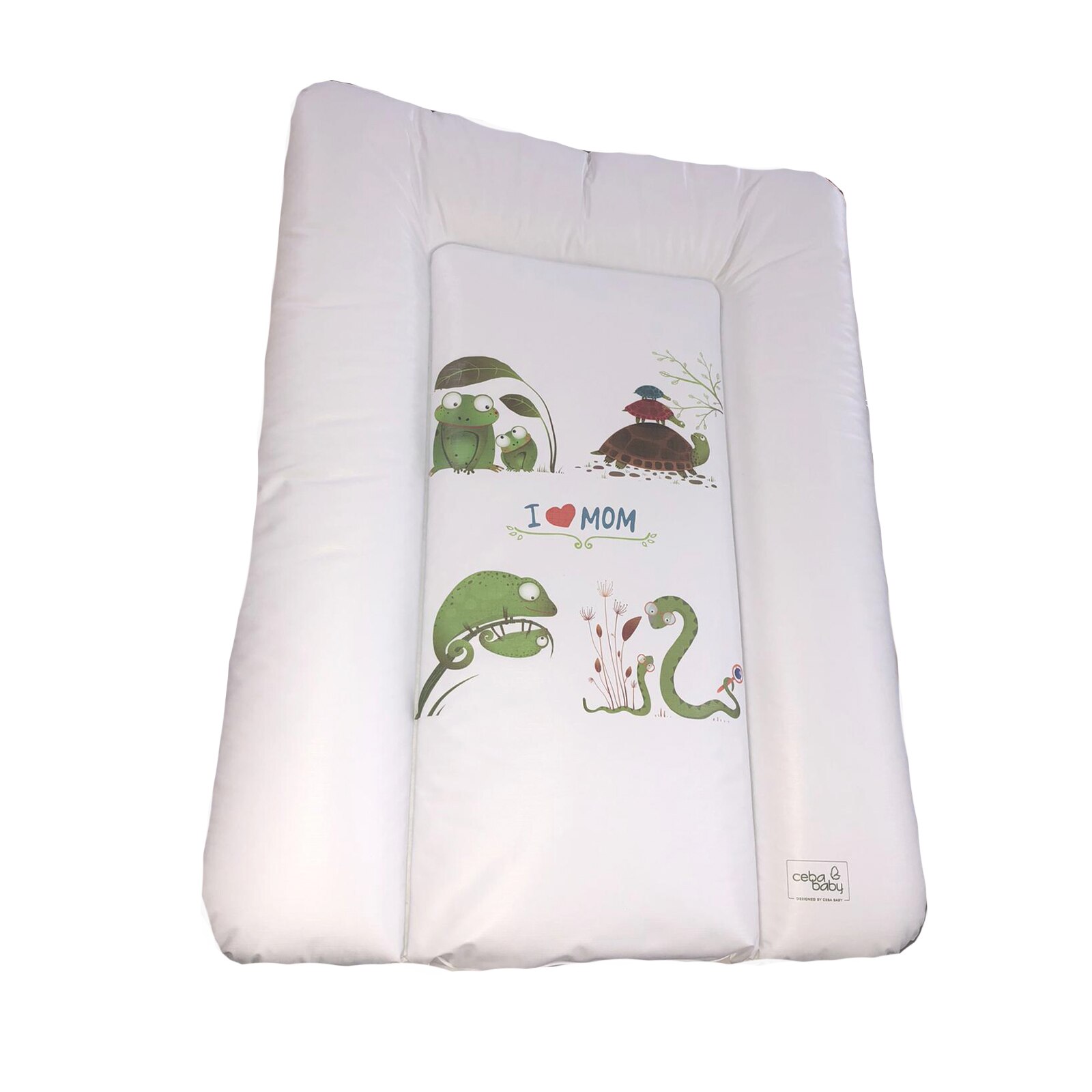 Saltea de infasat moale 50 x 70 cm Ceba Baby SIM, Alb