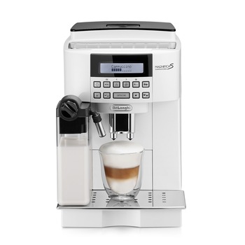 Espressor automat De'Longhi Magnifica S Cappuccino ECAM 22.360.W, Carafa pentru lapte, Rasnita cu 13 setari, 1450 W, 15 bar, 1.8 l, Display LCD, Alb Espressor automat De'Longhi Magnifica S Cappuccino ECAM 22.360.W, Carafa pentru lapte, Rasnita cu 13 setari, 1450 W, 15 bar, 1.8 l, Display LCD, Alb