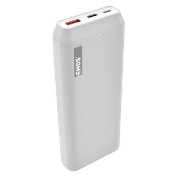 Powerbank , Emos , alpha Q 20PD, 20000 mAh ,alb Powerbank , Emos , alpha Q 20PD, 20000 mAh ,alb