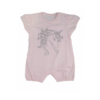 Salopeta de vara pentru fete Koala Unicorn 08-557R, Roz 68 cm Salopeta de vara pentru fete Koala Unicorn 08-557R, Roz 68 cm