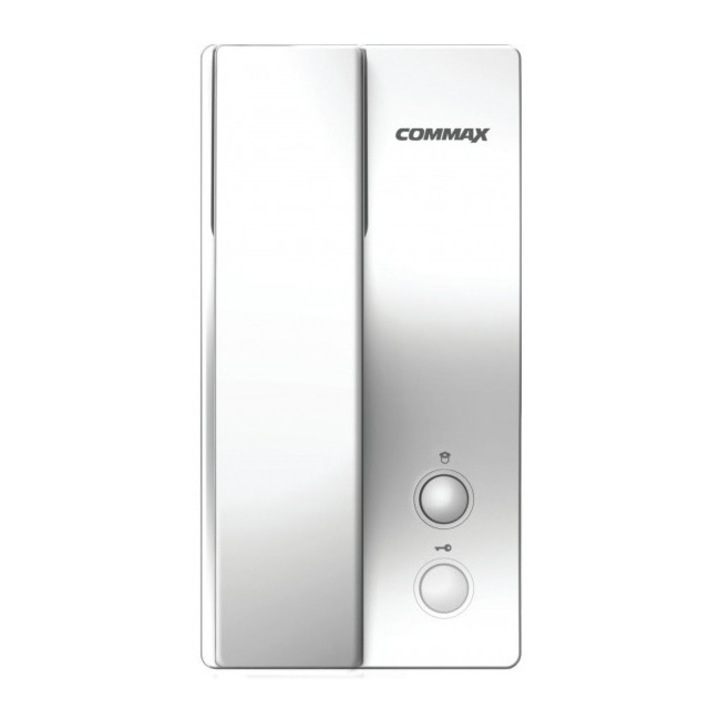 Interfon Commax AP-3SG, fara afisaj, Conexiune prin 6 fire, Alb