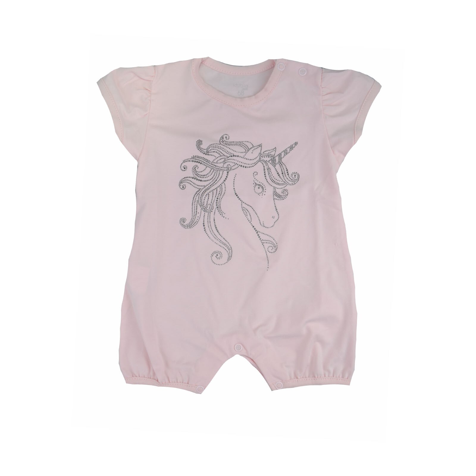 Salopeta de vara pentru fete Koala Unicorn 08-557R, Roz 74 cm