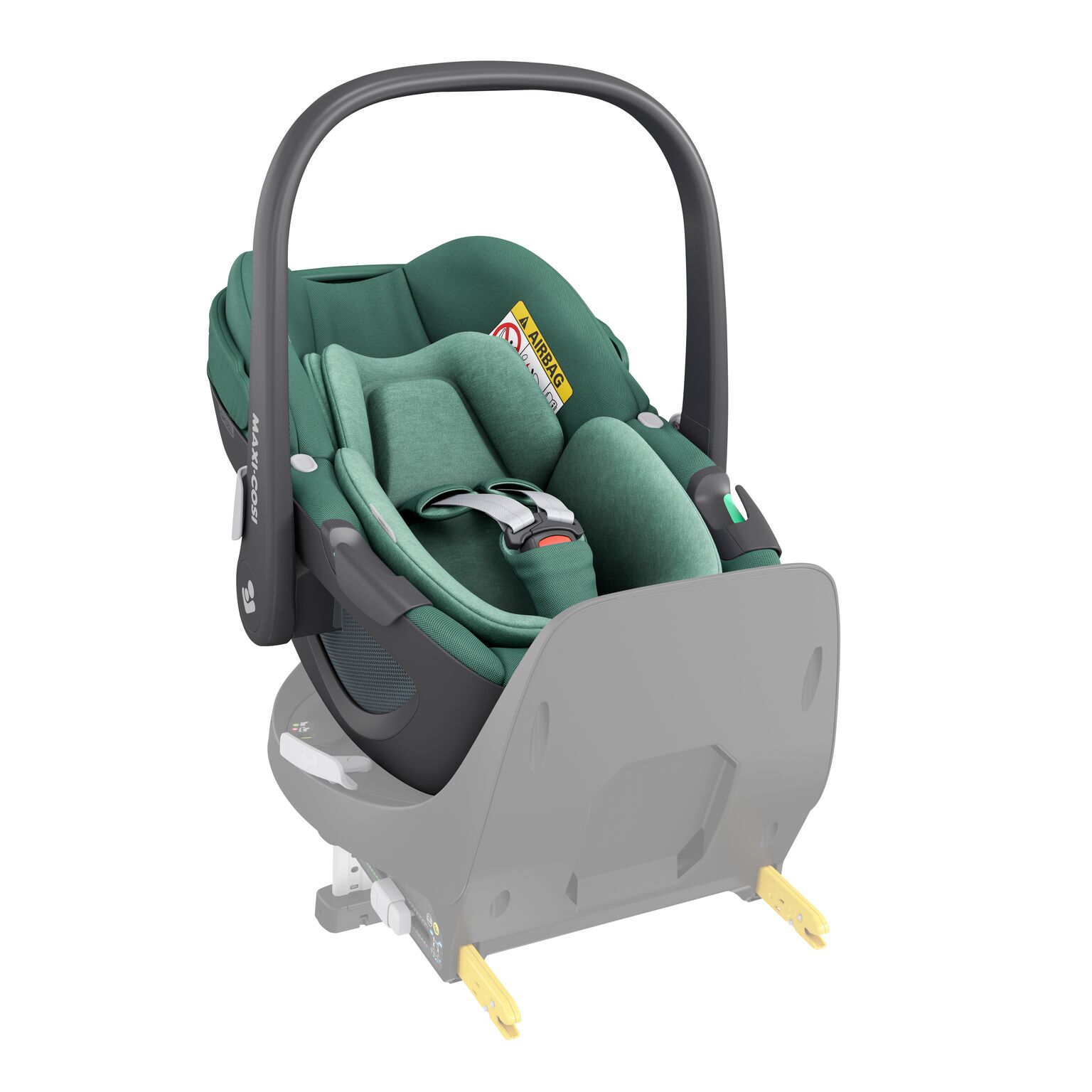 Pachet Maxi-Cosi Cos Auto Pebble 360 I-Size Essential Green, 40-82