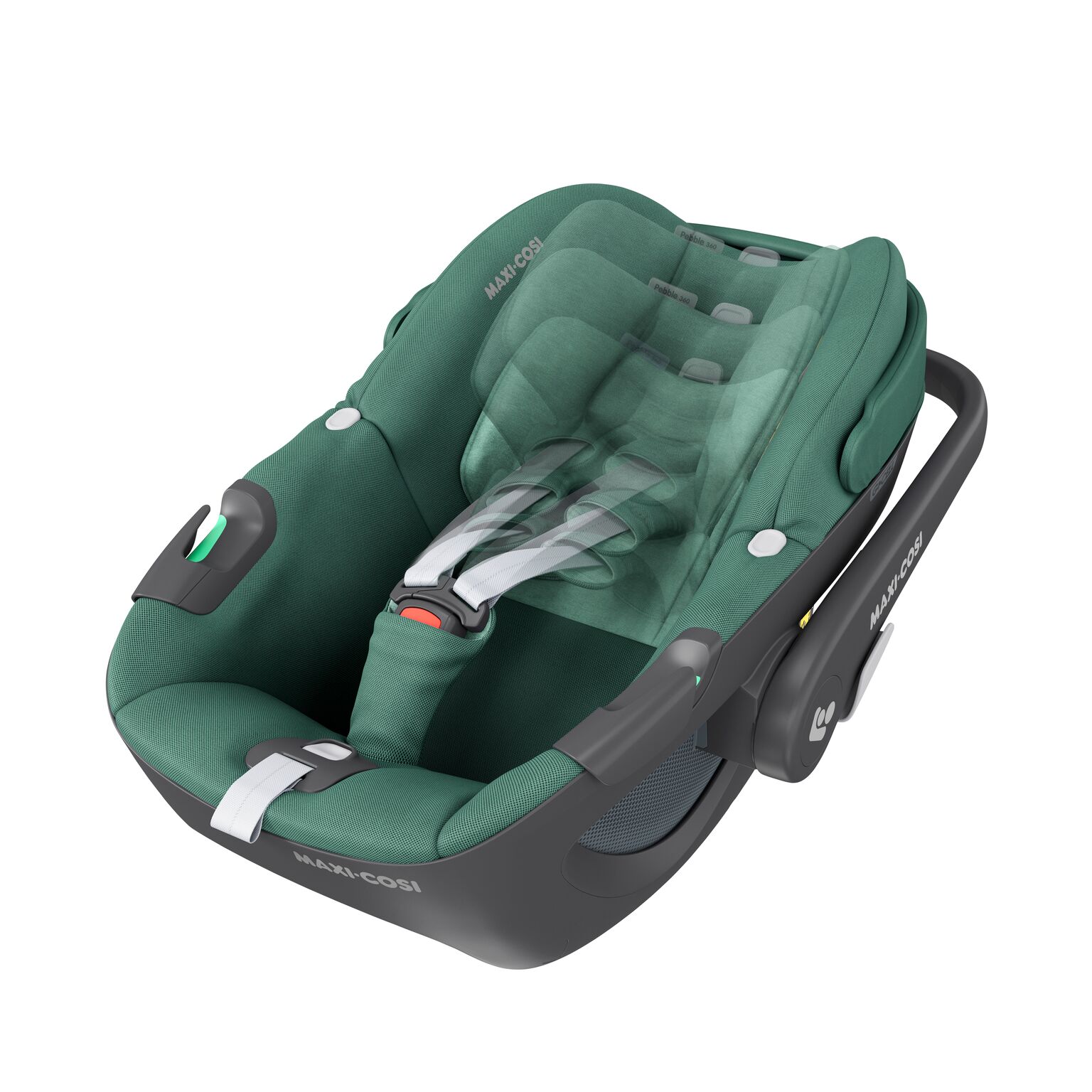 Pachet Maxi-Cosi Cos Auto Pebble 360 I-Size Essential Green, 40-82
